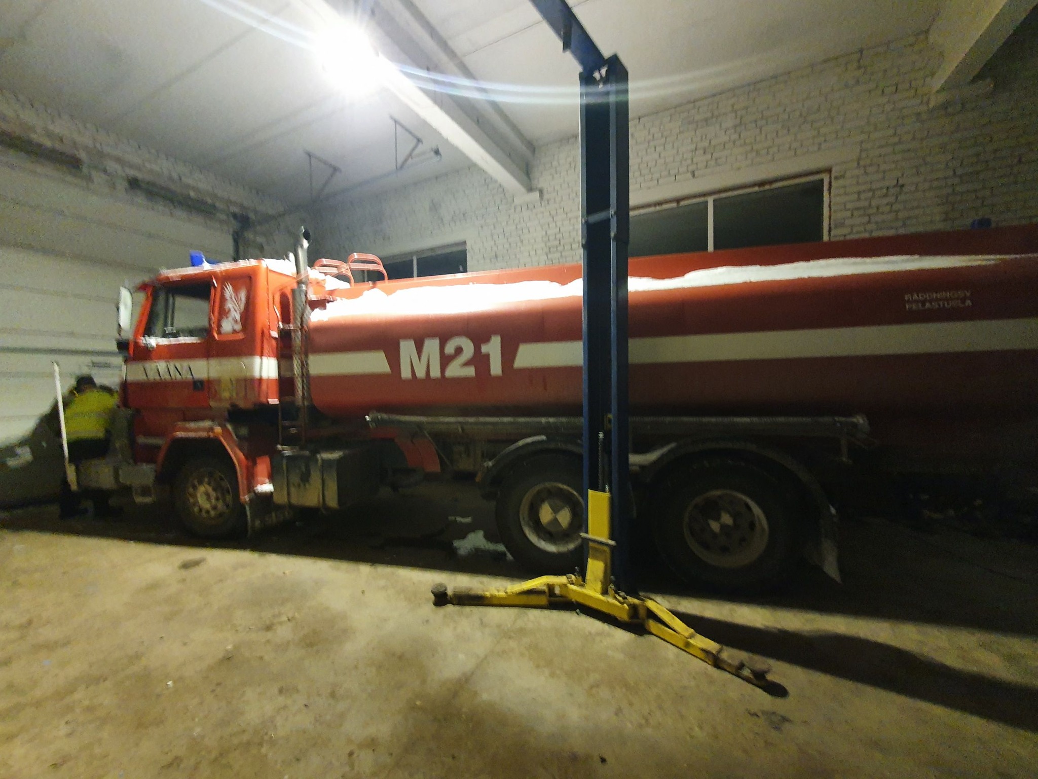 Tuletõrjeauto remondis